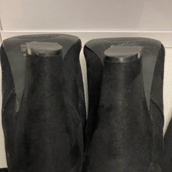 Qupid Faux Suede Over the Knee Boots, Lace Up, Women, 7.5, Round Toe, Bl… - Picture 8 of 9